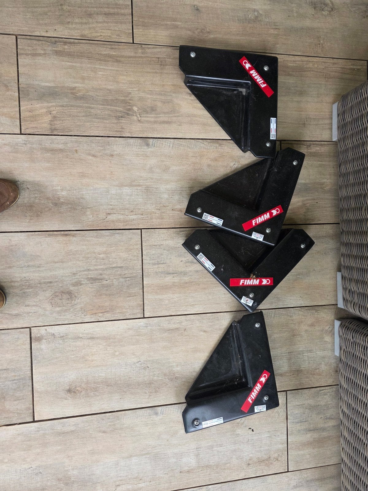 FIMM Verrijdbare Hoeksteunen (4 stuks), Ophalen, Gebruikt