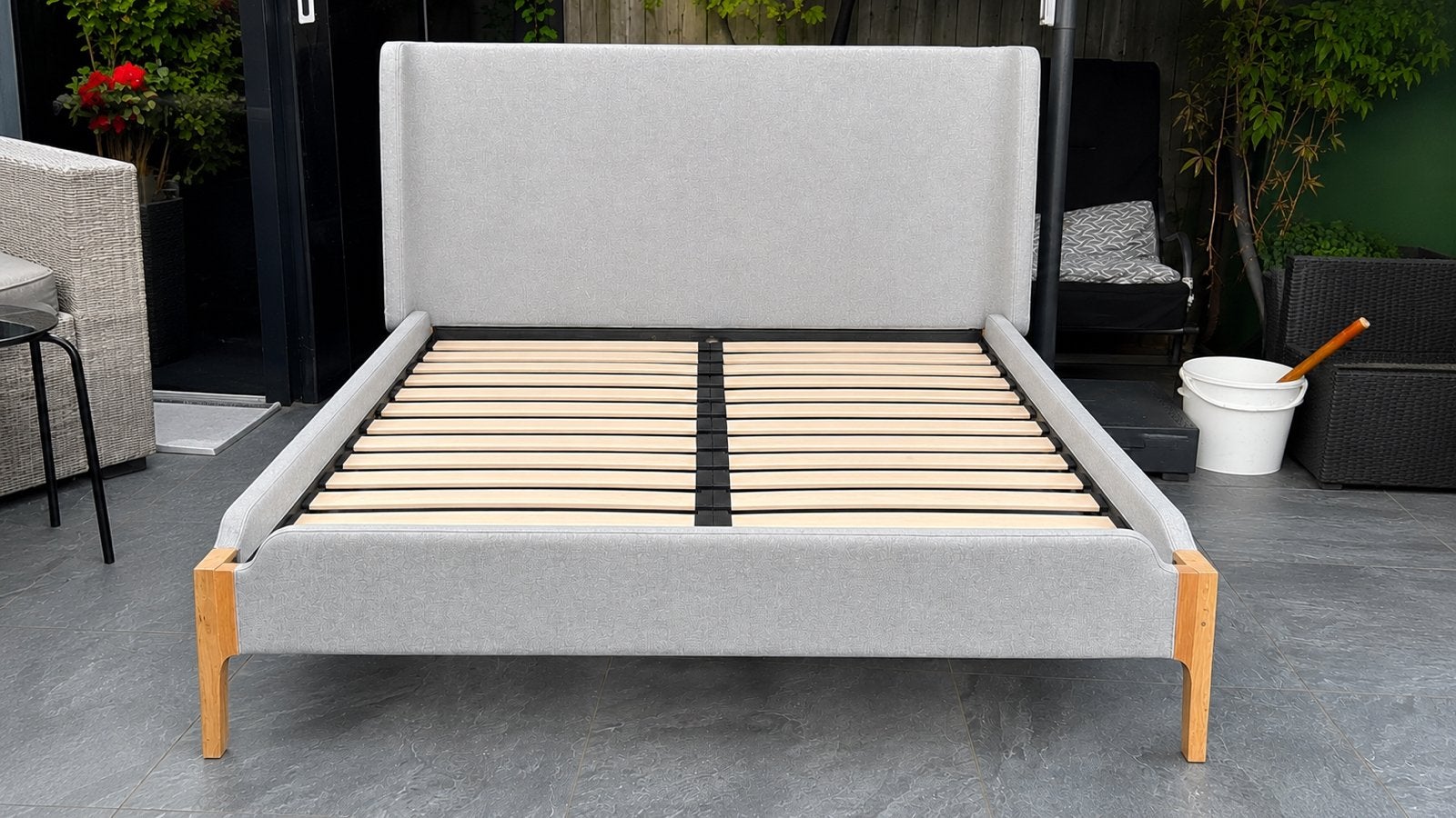 Roscoe Bed 140x200 (zie fotos), Ophalen, Modern/Hour/Stof, Tweepersoons, 140 cm