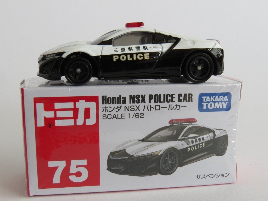 Tomica nr75 Honda NSX politie 1/62 3inch tomy, Hobby en Vrije tijd, Ophalen of Verzenden, Nieuw, Auto