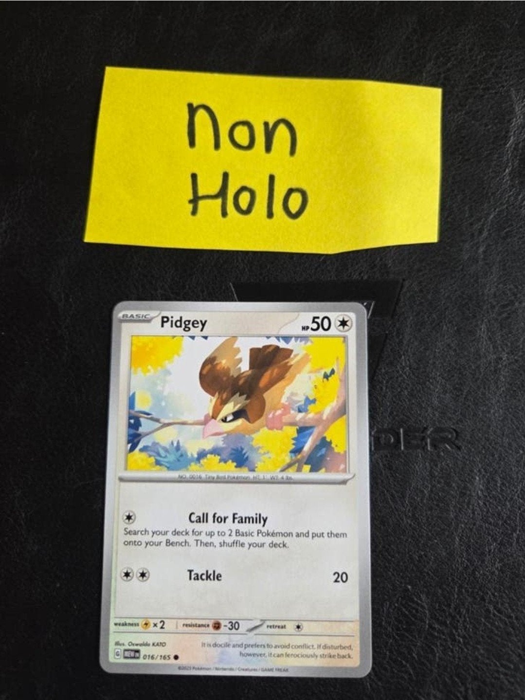 Pidgey 016/165 151 set, Ophalen of Verzenden, Zo goed als nieuw