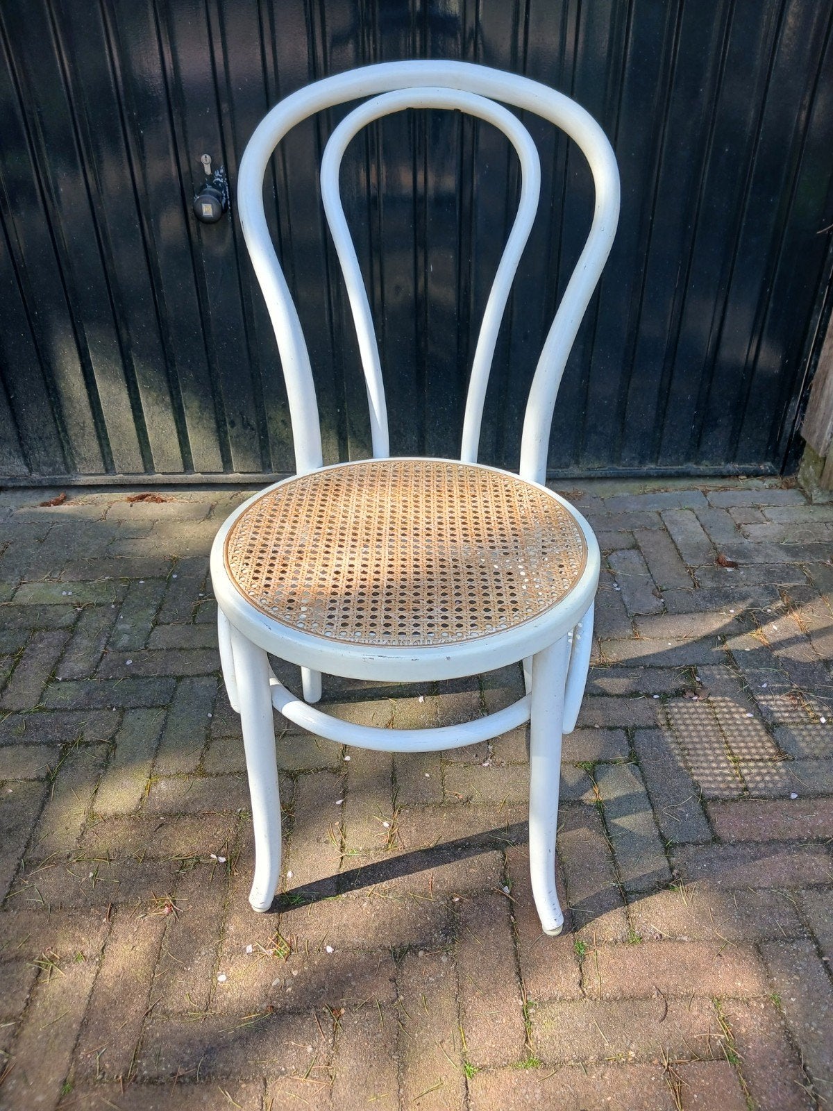 leuk wit stoeltje, Huis en Inrichting, Stoelen, Ophalen, Gebruikt, Wit, Eén