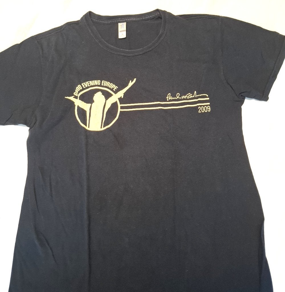 T-shirt Paul McCartney tour, Verzenden, Gebruikt, Kleding