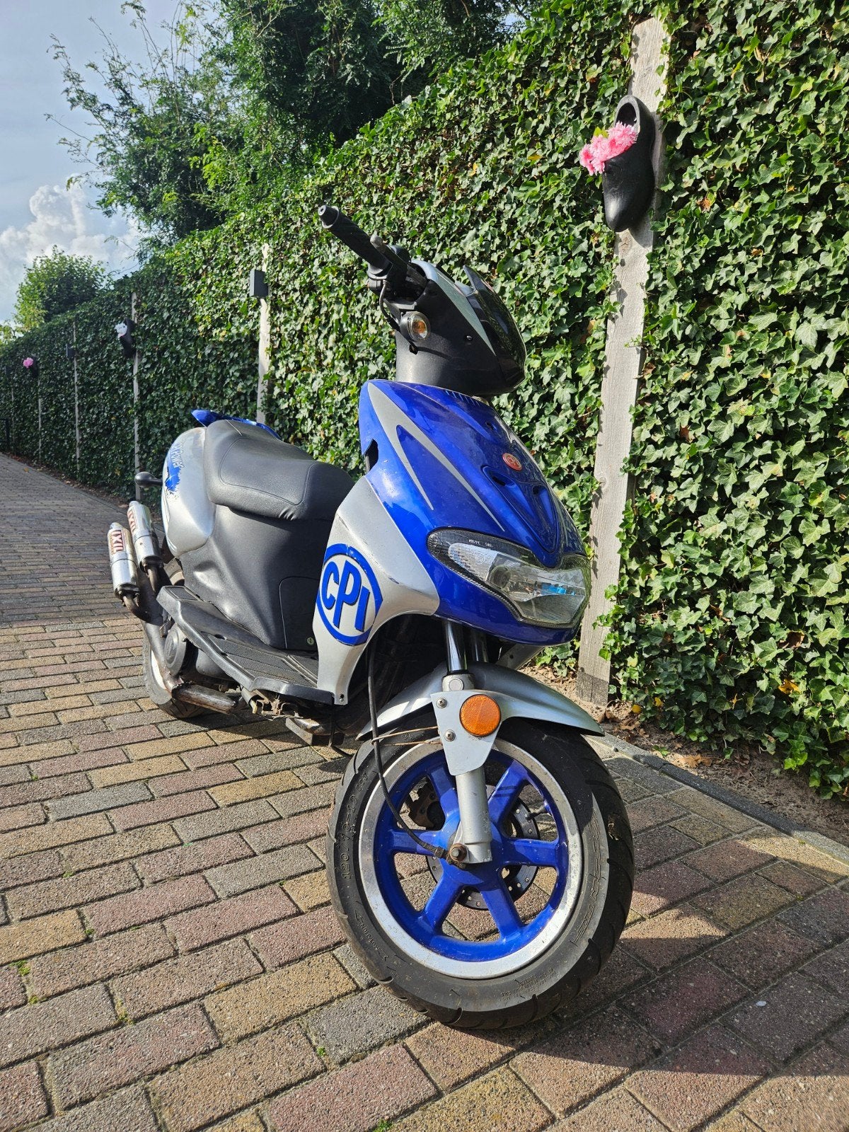 CPI Scooter - Blauw/Zilver, Ophalen, Gebruikt, CPI, Maximaal 45 km/u