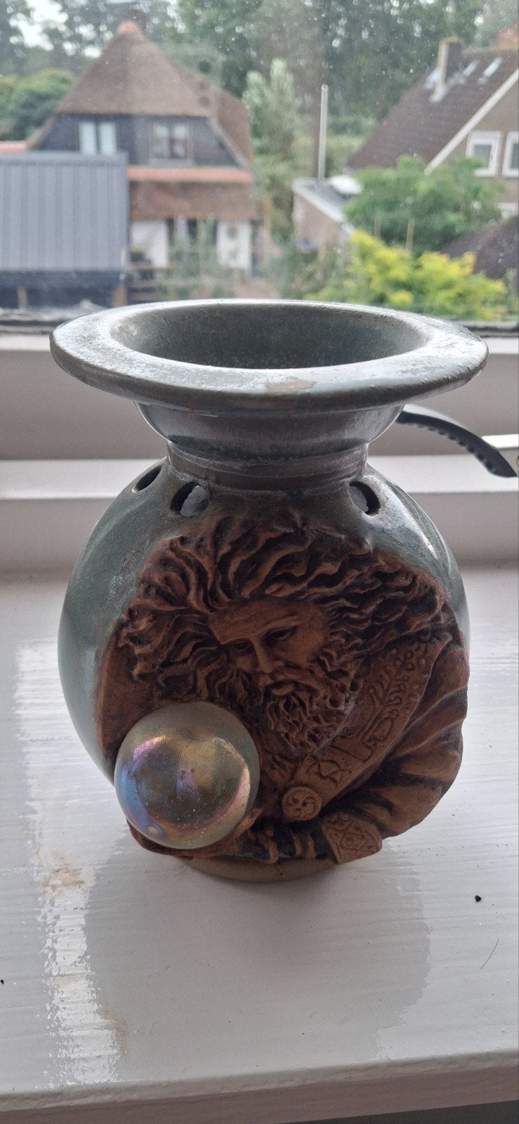 Vintage Brander, Keramische Oliebrander, Ophalen of Verzenden