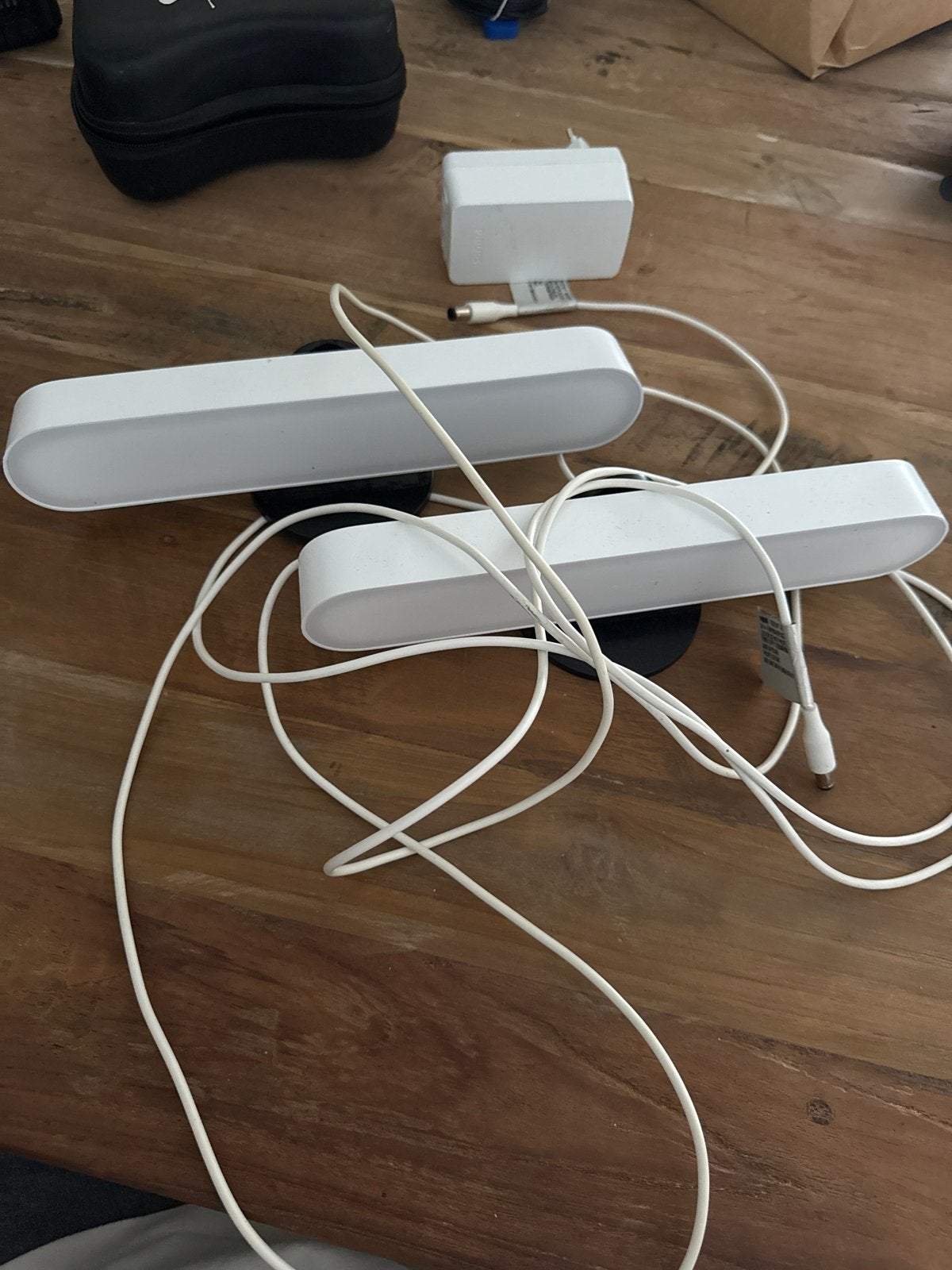Philips Hue Play Light Bar (2 stuks), Wit, Gebruikt, Kunststof, Ophalen of Verzenden