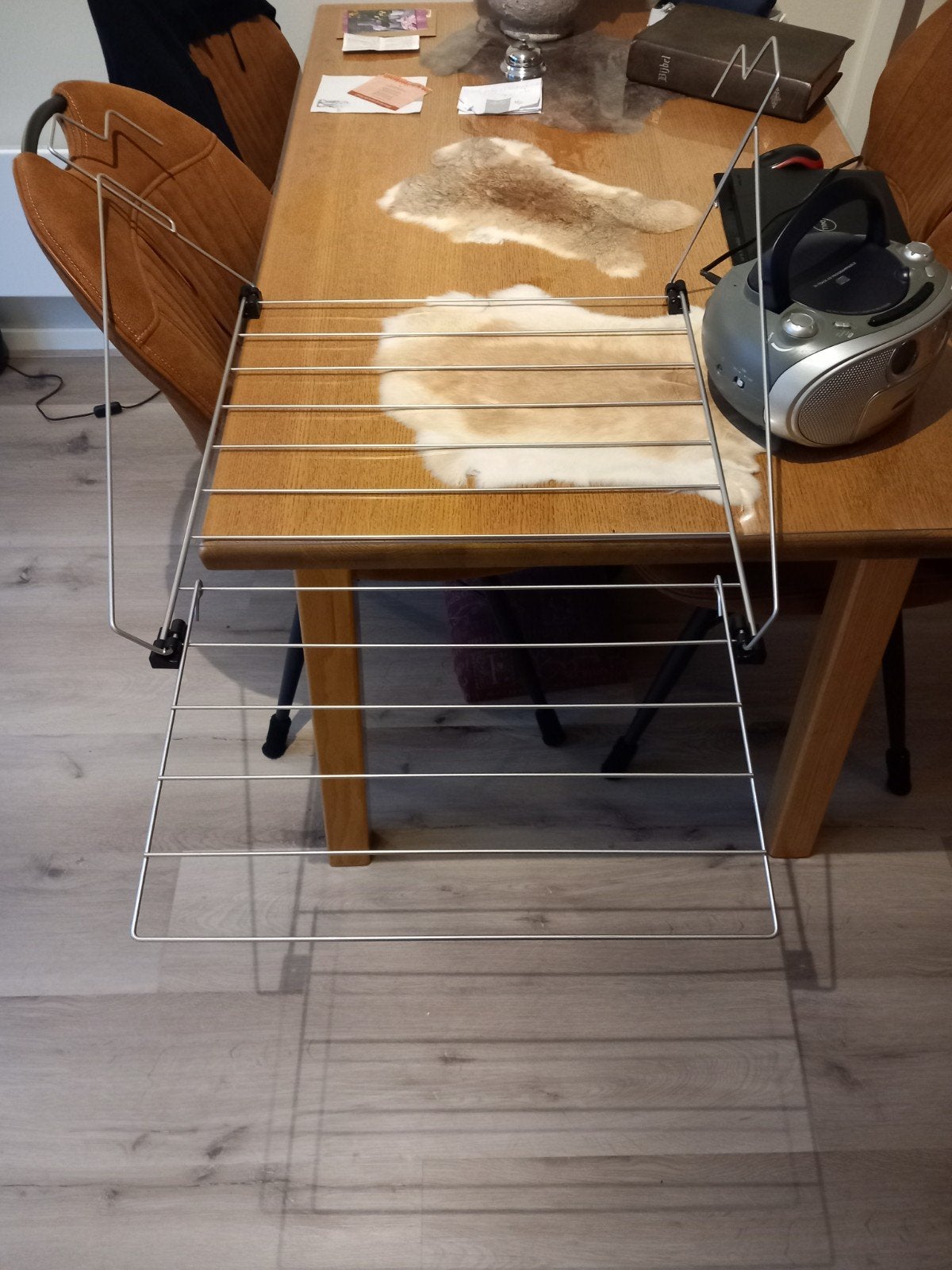 Handig droogrek voor aan de deur of radiator, Ophalen of Verzenden, Gebruikt