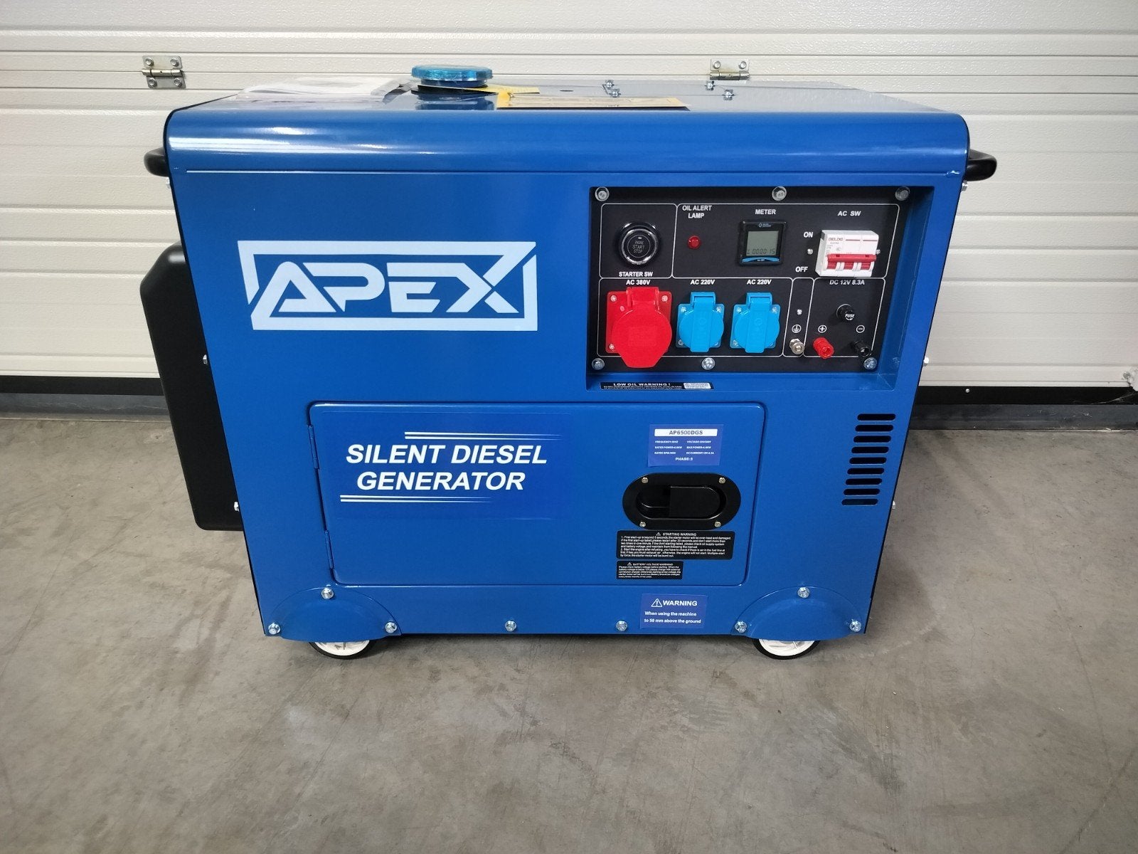 Apex 6.5KW diesel aggregaat -elektrische start.Top kwaliteit, Ophalen, Nieuw