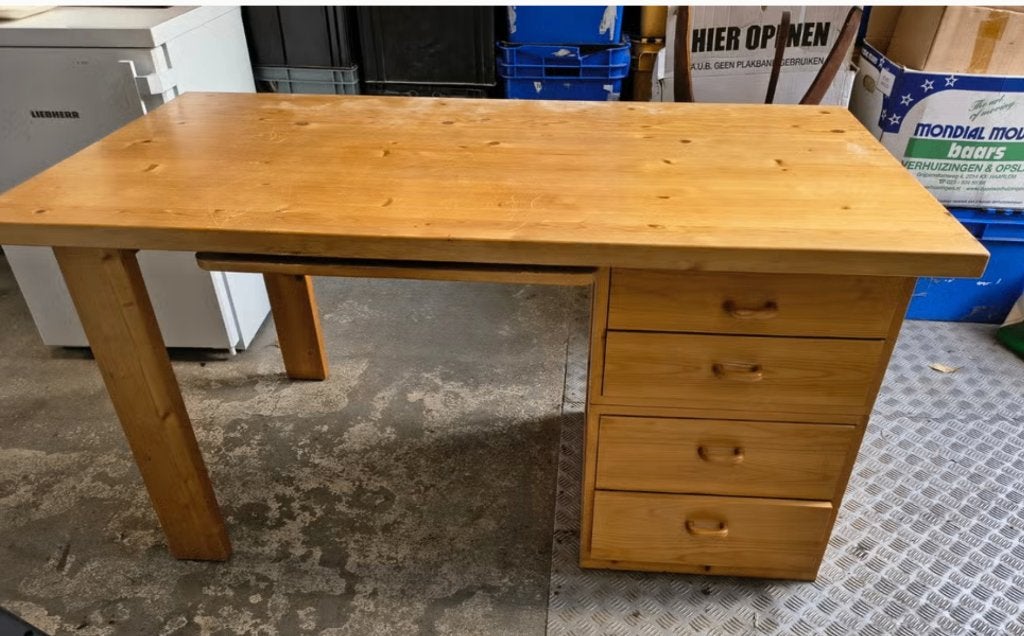 Lundia bureau met lades en uitschuifblad, Ophalen, Gebruikt, ., .