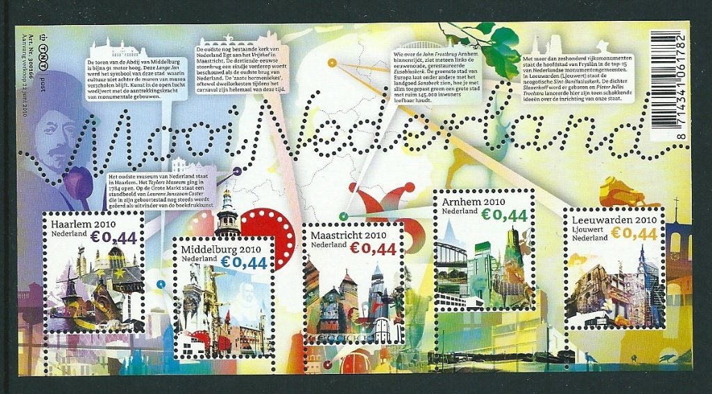 1x verzamelvelletjes Mooi Nederland 2010, postfris, Ophalen of Verzenden, Postfris