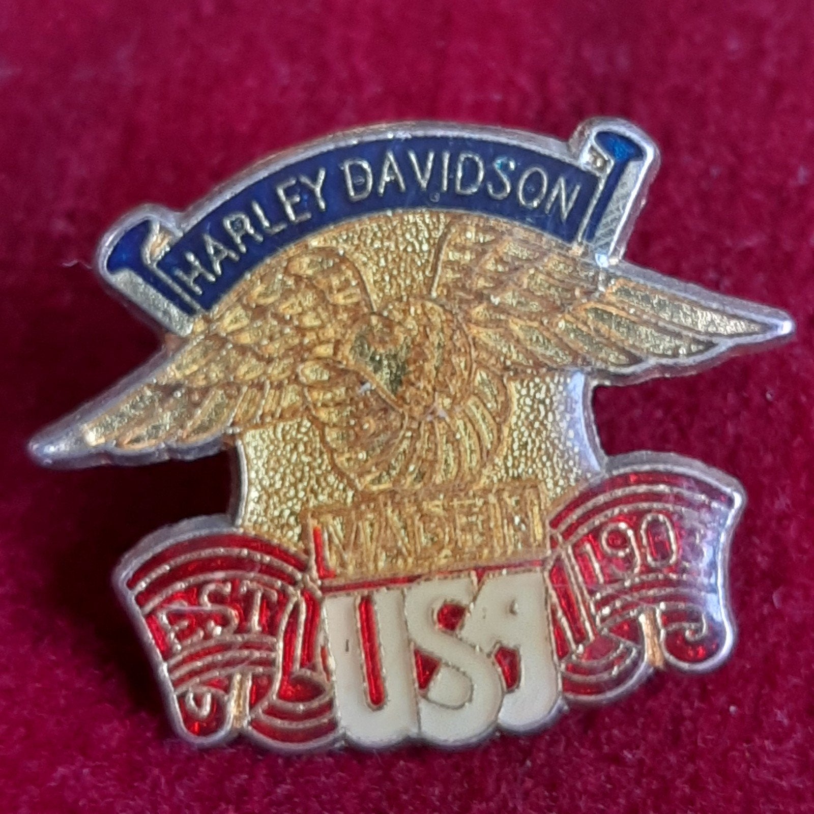 Speld Harley Davidson USA Established 1903, Verzenden, Gebruikt, Transport