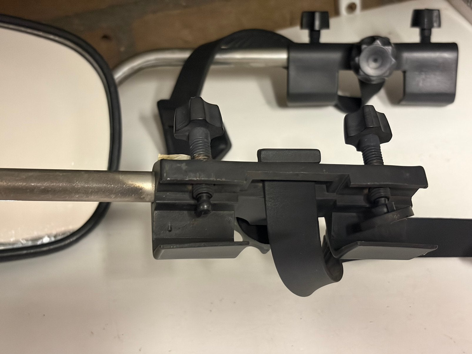 Caravanspiegels, Ophalen, Gebruikt