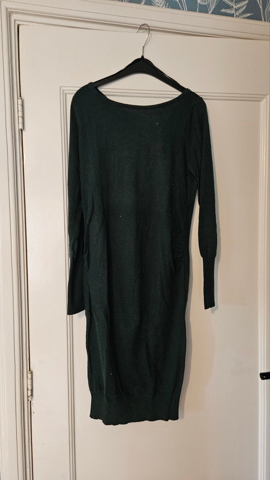 H&M Mama Zwangerschapsjurk - Donkergroen Maat S, Kleding | Dames, H&M, Ophalen of Verzenden, Zo goed als nieuw, Maat 36 (S)
