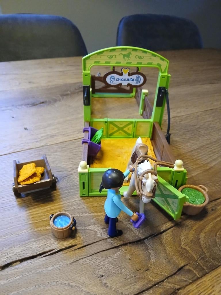 Spirit Pru & Chica Linda met paardenbox - 9479, Kinderen en Baby's, Speelgoed | Playmobil, Ophalen of Verzenden, Zo goed als nieuw