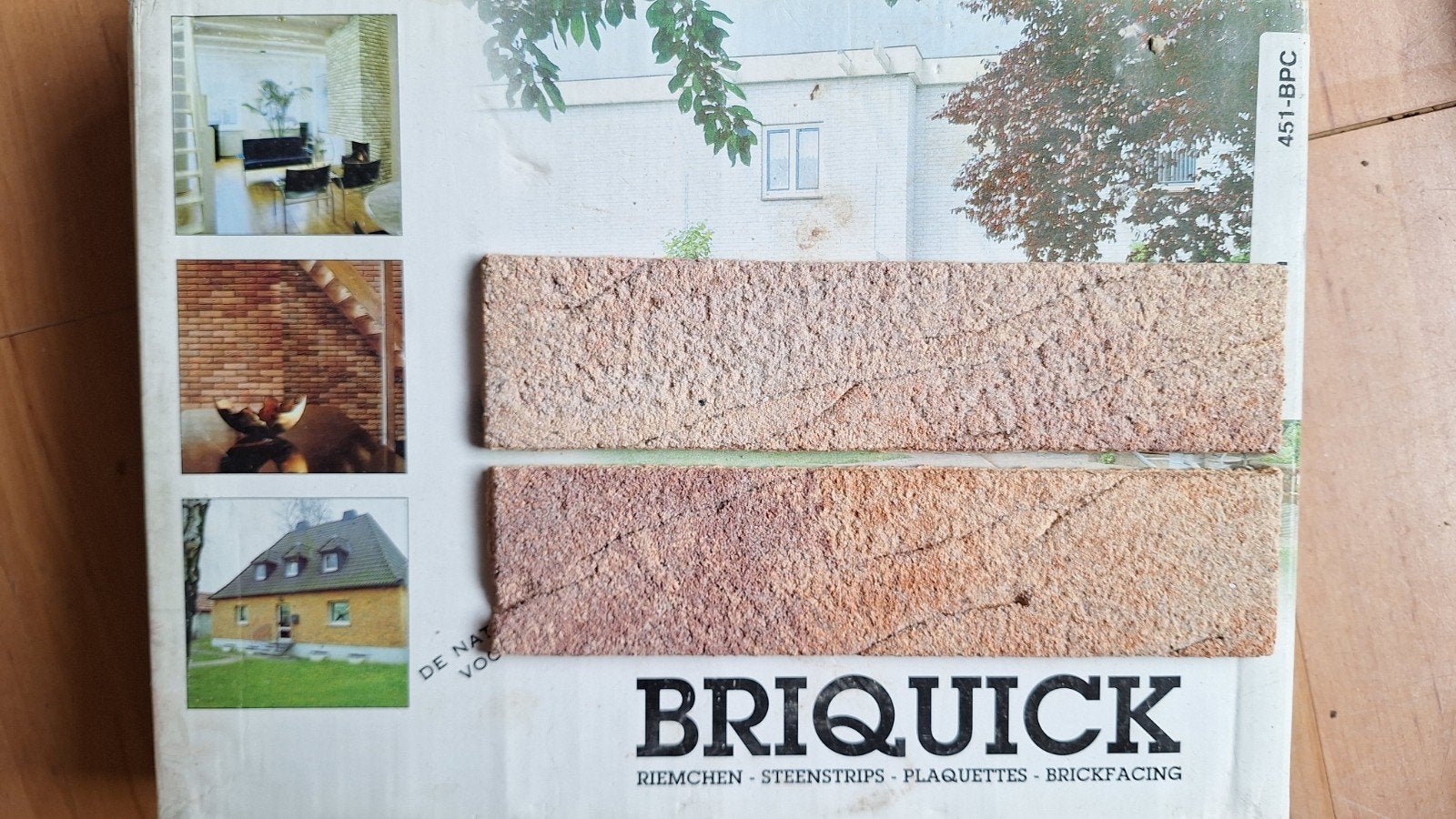 Steenstrips voor binnen/buiten - Brique Quick & Slim Stone, Ophalen, Overige materialen, Wandtegels, Nieuw