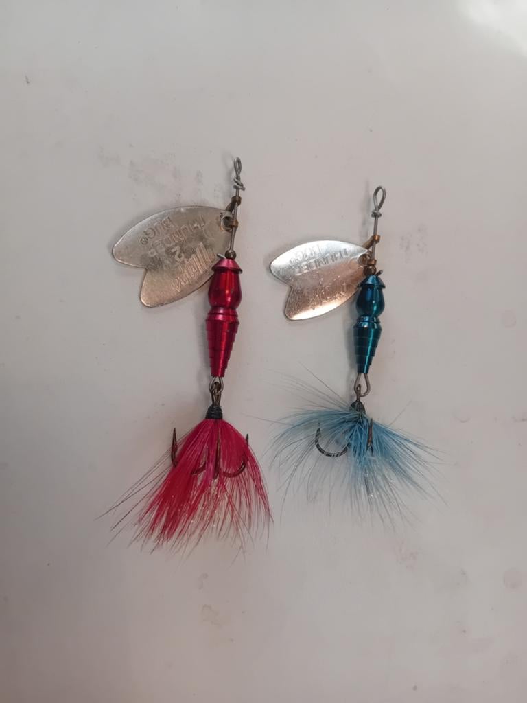 2x Mepps Thunder Bug. Kunstaas, Ophalen of Verzenden, Zo goed als nieuw, Overige typen