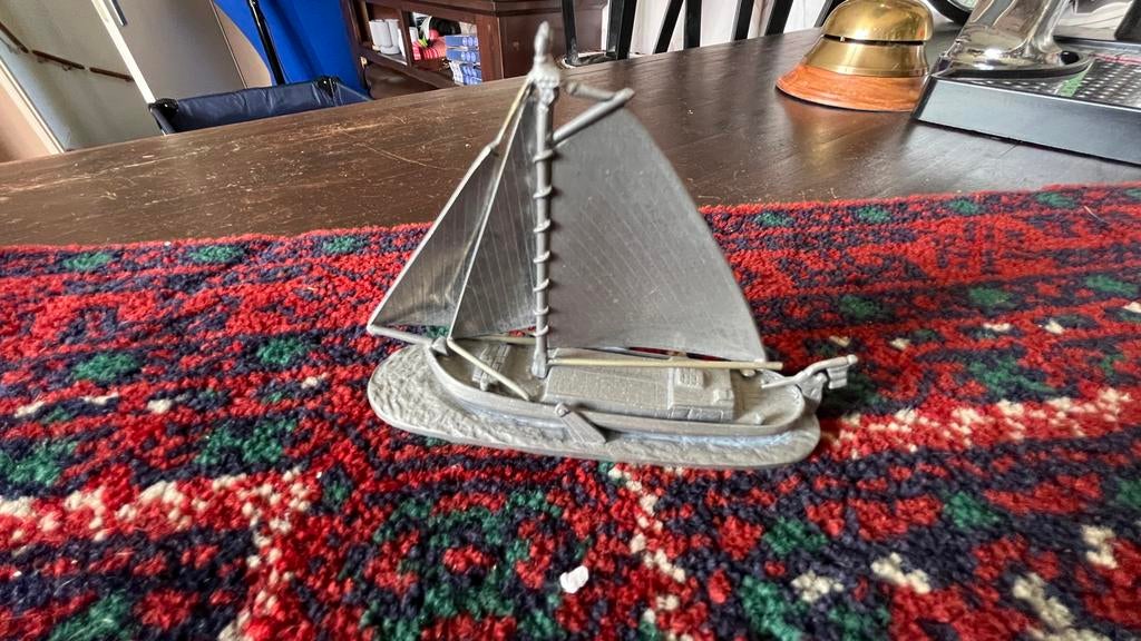 Tinnen schouw/skutje/klipperaak, Antiek en Kunst, Antiek | Tin, Ophalen