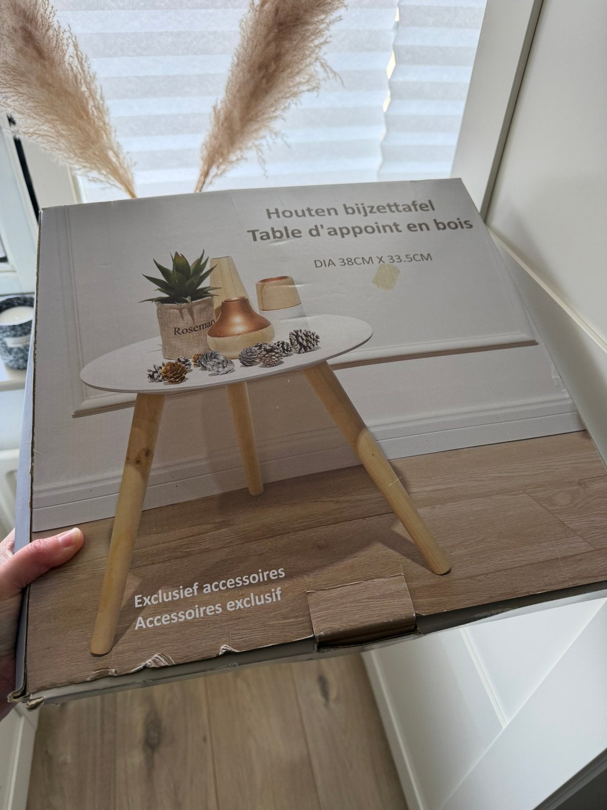 Bijzettafel in doos, Ophalen, Met standaard, Nieuw, Overige typen