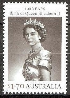 648 Australië 2026 100th Birthday of the Queen, Verzenden, Gestempeld