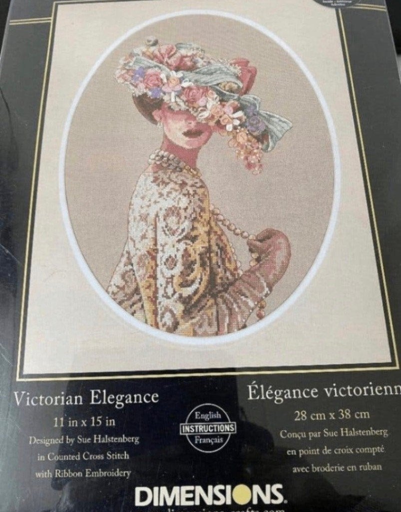 BORDUURPAKKET DIMENSIONS GOLD VICTORIAN ELEGANCE, Verzenden, Nieuw, Handborduren, Borduurpakket