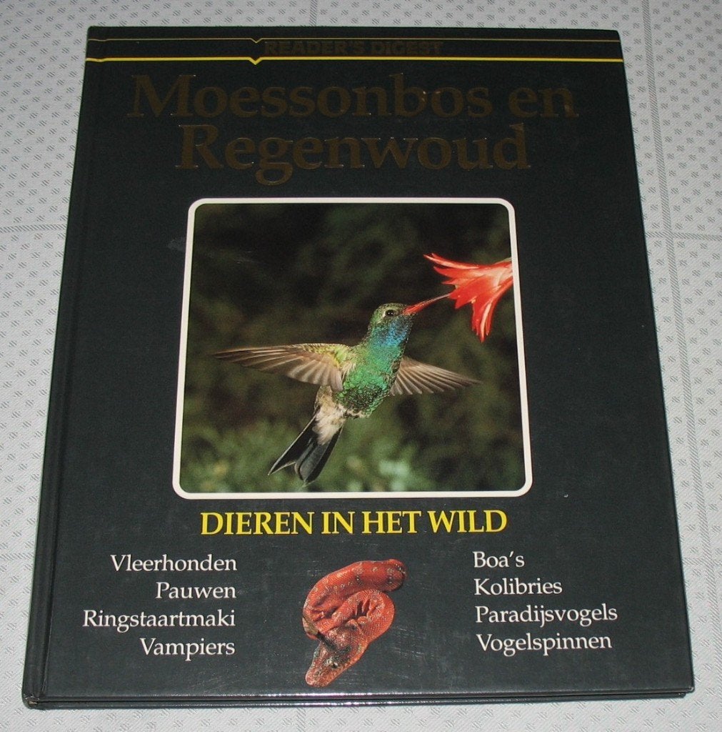 Boek: Moessonbos en Regenwoud - Reader's Digest, Boeken, Natuur, Ophalen of Verzenden, Gelezen, Natuur algemeen