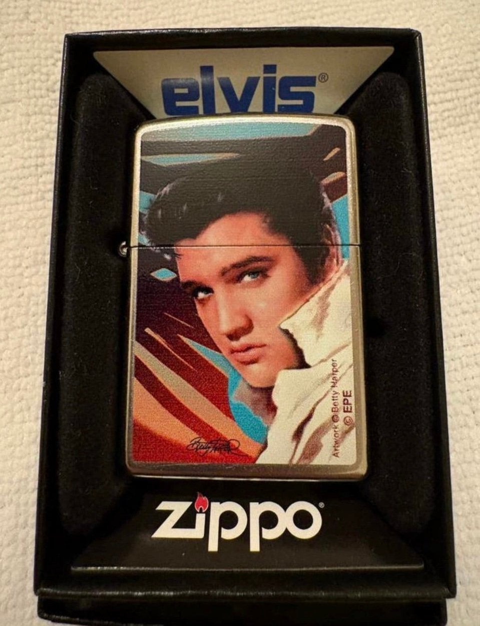 ZIPPO ELVIS PRESLEY, BETTY HARPER., Ophalen of Verzenden, Nieuw, Aansteker
