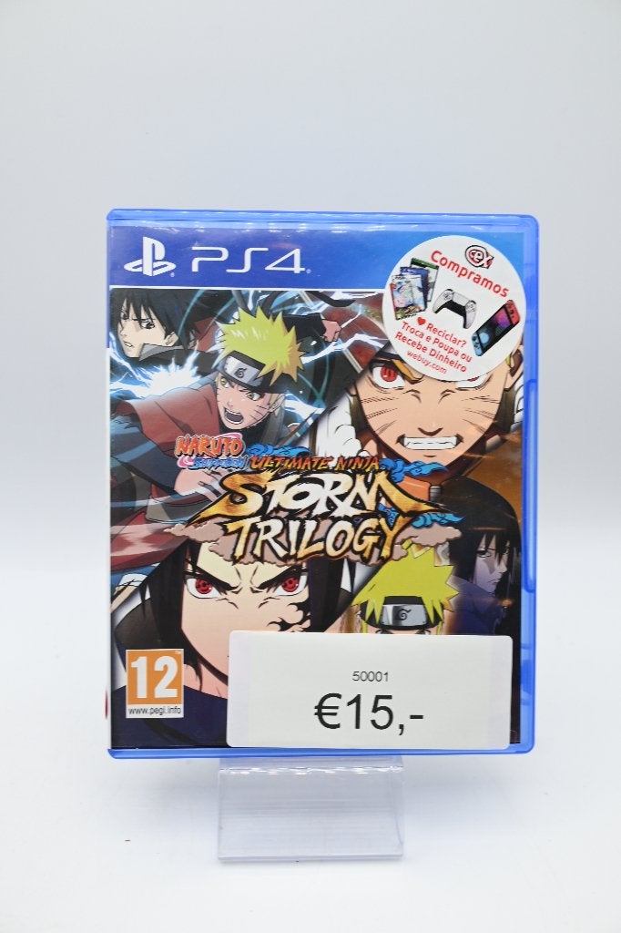 Naruto Shippuden Ultimate Ninja Storm Trilogy PS4, Gebruikt, Vechten, Support@bandainamcoent.eu, 2-14-1, Nihonbashi, Chuo-ku, Tokyo, Japan