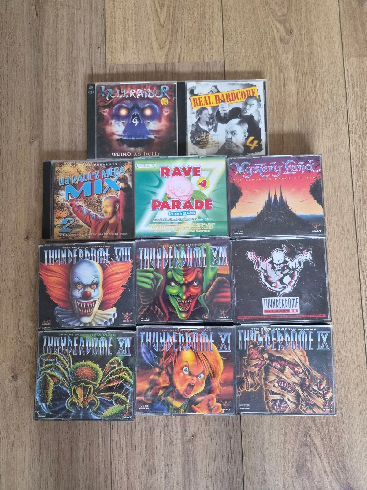 Grote collectie Hardcore/Gabber/Early Rave CD's (11 stuks), Gebruikt, Hardcore, Ophalen of Verzenden, Verzamelalbum