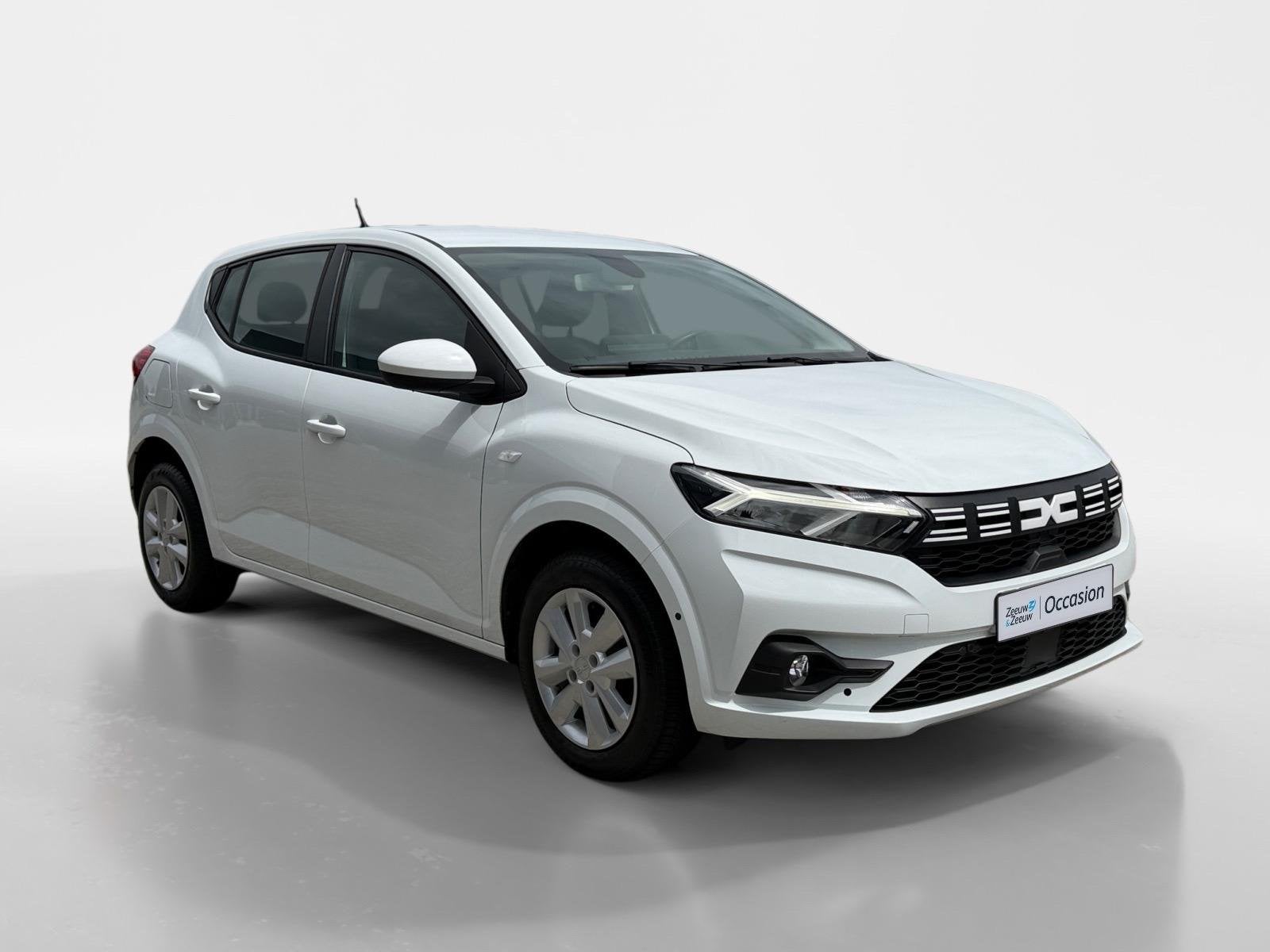 Dacia Sandero 100PK TCe ECO-G Expression | 1e eigenaar | Air, Auto's, 12 maanden, Gebruikt, Euro 6, Wit