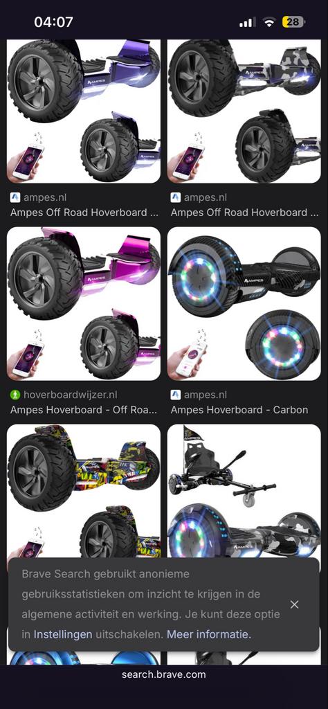 Hoverboard: Koop niet bij Ampes- Slechte ervaringen, Ophalen, Nieuw, Overige typen