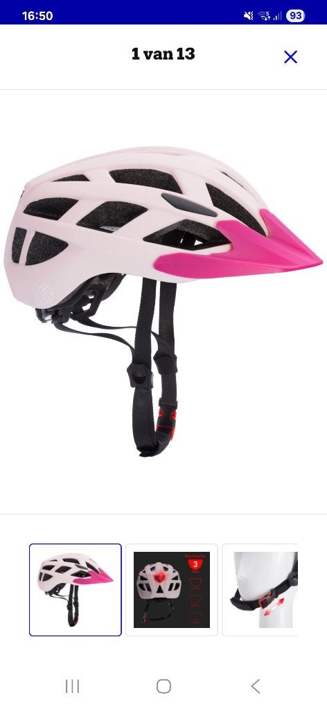 fietshelm kind roze, Nieuw, Ophalen, S, Onbekend