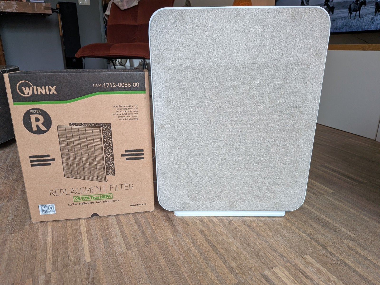 Winix AZNU230-HWE luchtreiniger met nieuw filter, Ophalen