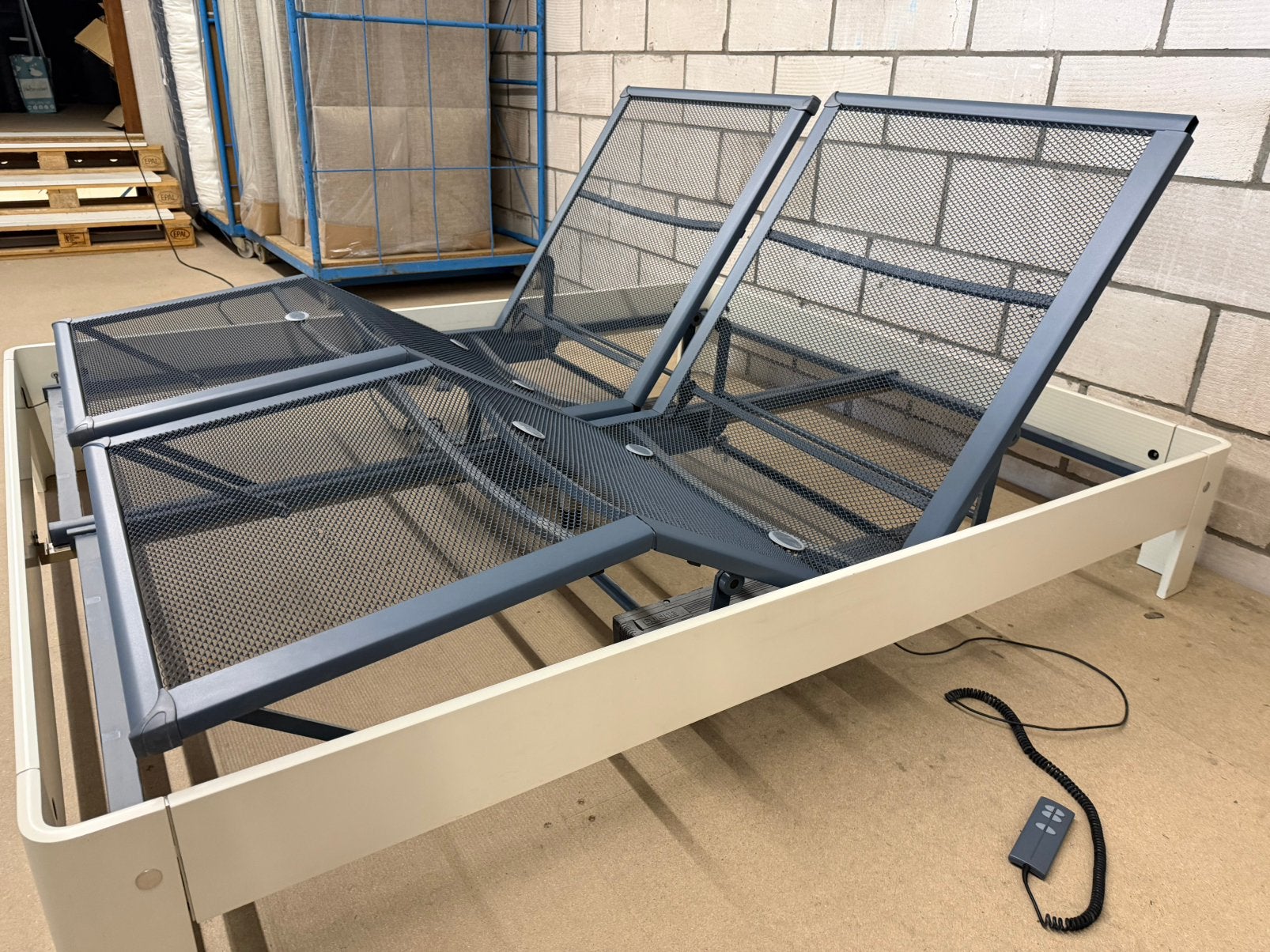 Auping auronde 180-210 met verstelbare bodems, Huis en Inrichting, Slaapkamer | Bedden, Gebruikt, Tweepersoons, Ophalen of Verzenden