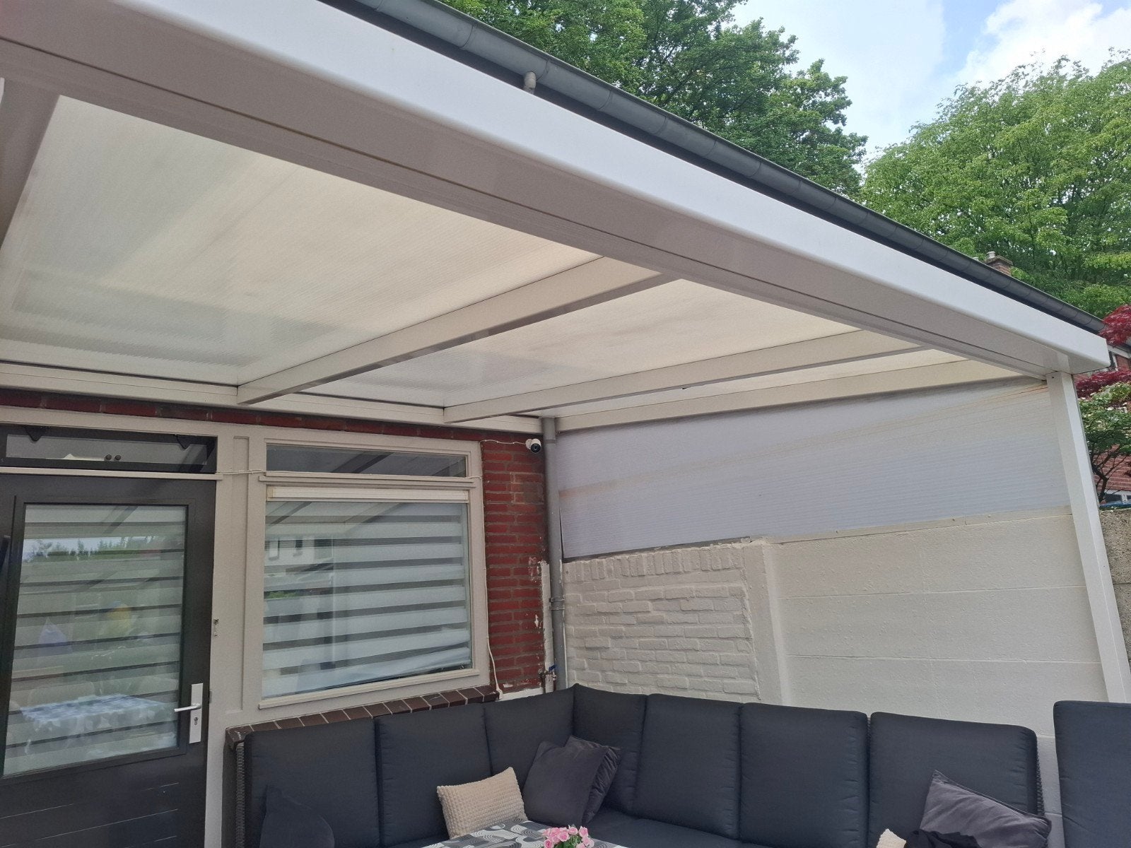 overkapping van aluminium materiaal, Ophalen, Zo goed als nieuw, Veranda