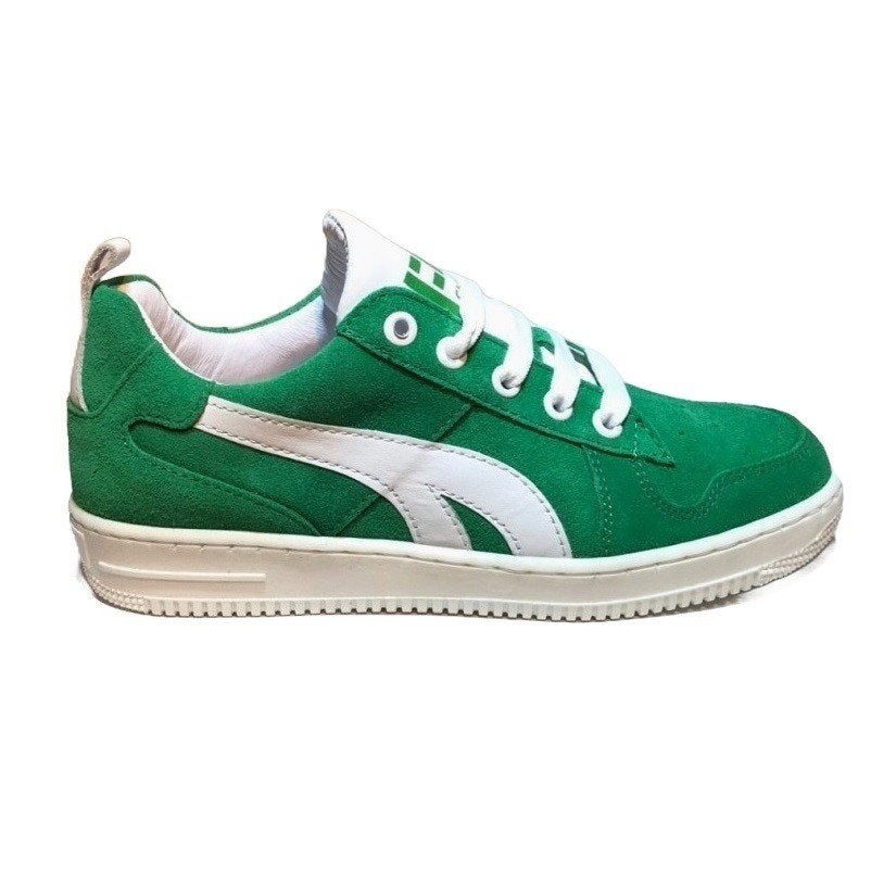 PIEDRO maat 35 lerensneaker groen/wit - gratis verzenden, PIEDRO, Verzenden, Jongen of Meisje, Schoenen