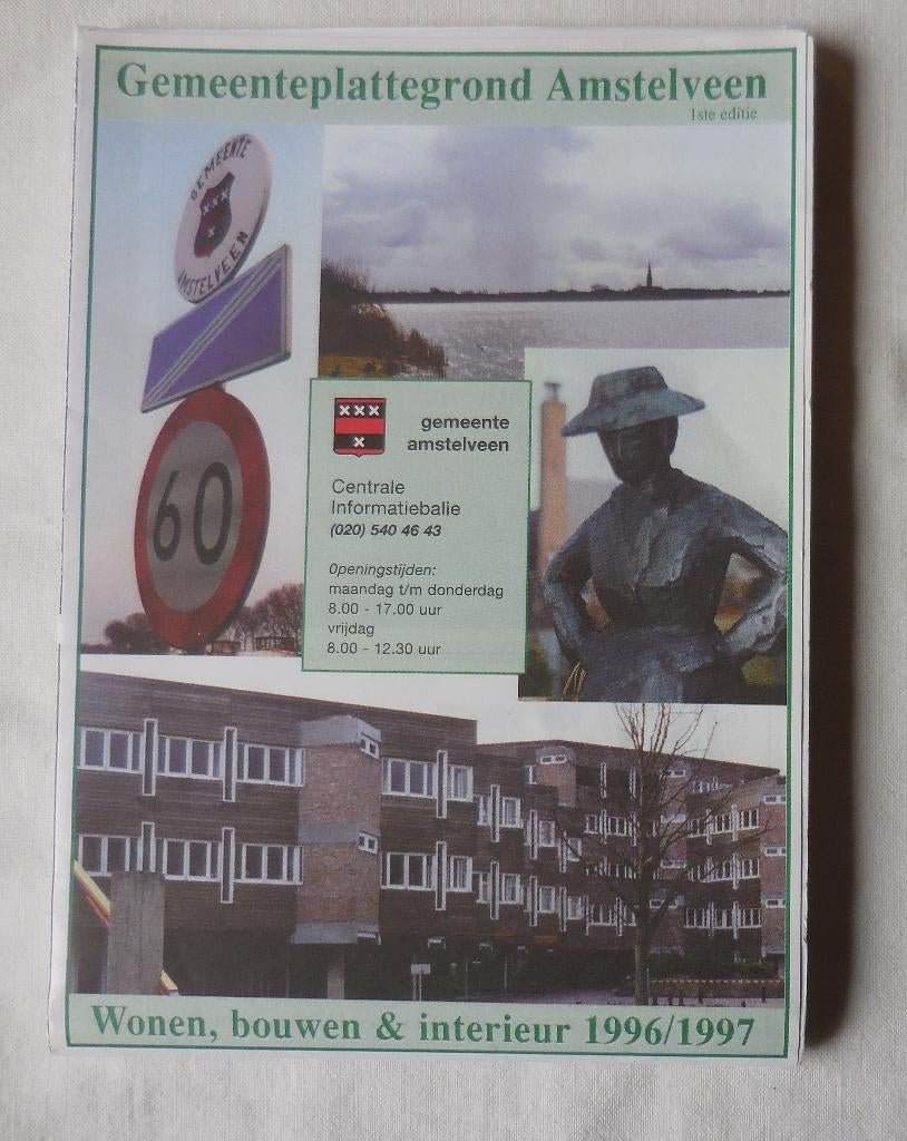 Plattegrond van Amstelveen, Landkaart, 1800 tot 2000, Nederland, Ophalen