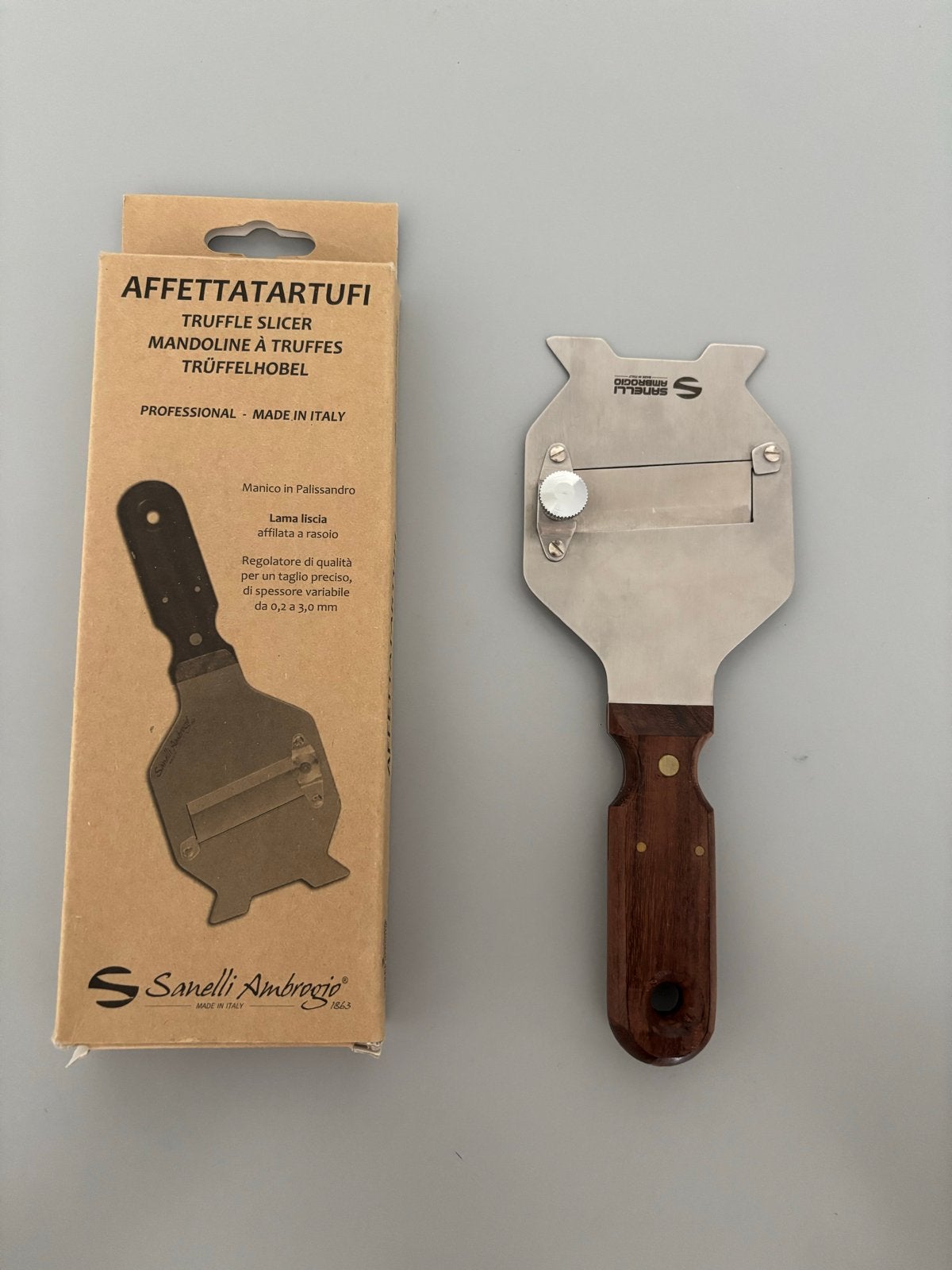 Sanelli Ambrogio truffel schaaf - Affettatartufi, Overige typen, Nieuw, Ophalen of Verzenden, Metaal