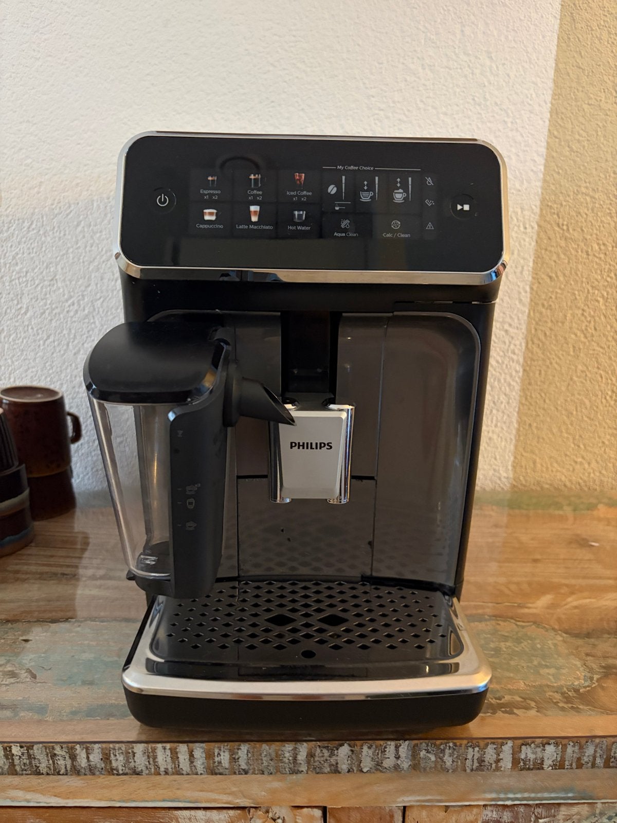 Philips Volautomatische Espressomachine - Zo goed als nieuw, Ophalen, Afneembaar waterreservoir, Espresso apparaat, 10 kopjes of meer
