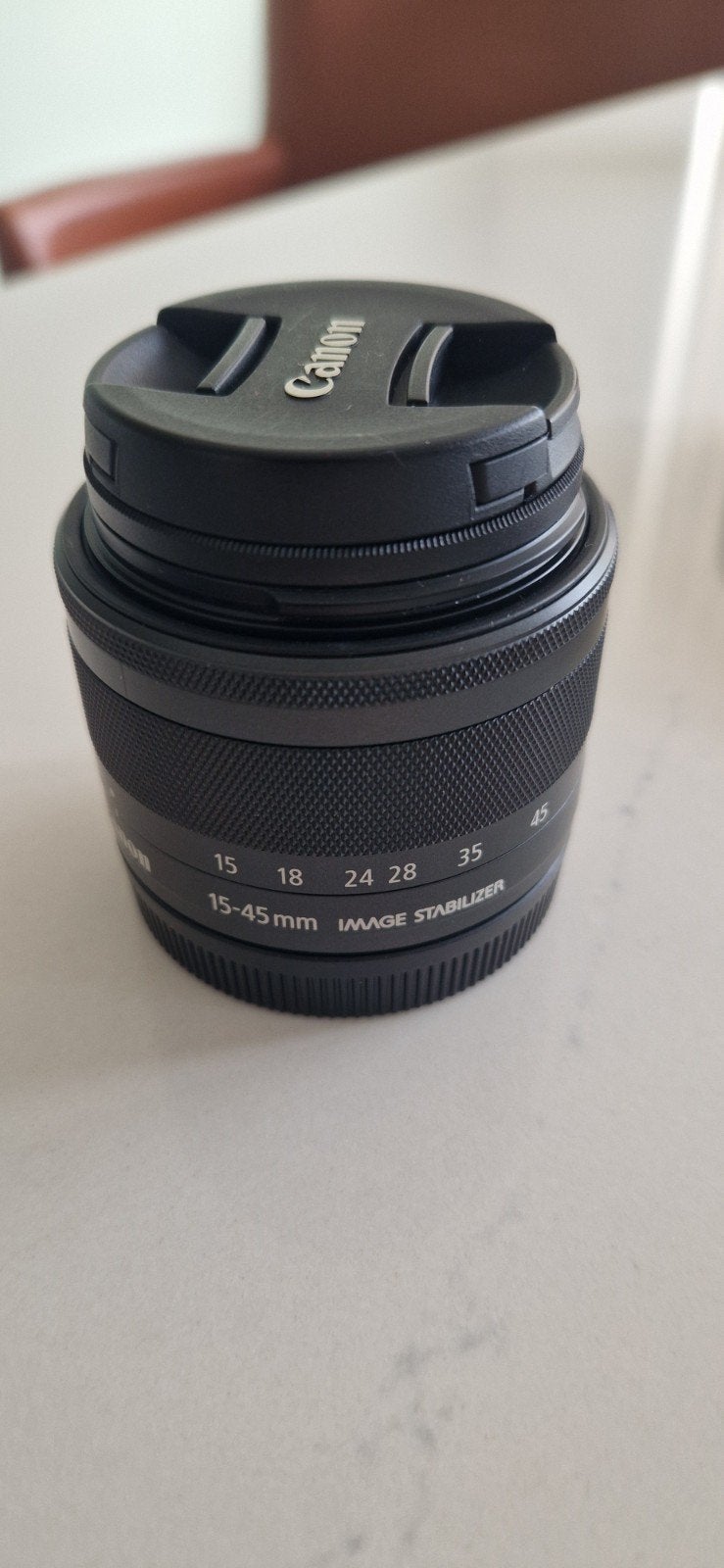 Canon EF-M 15-45mm f/3.5-6.3 IS STM + UV filter, Audio, Tv en Foto, Fotografie | Lenzen en Objectieven, Canon, Ophalen of Verzenden