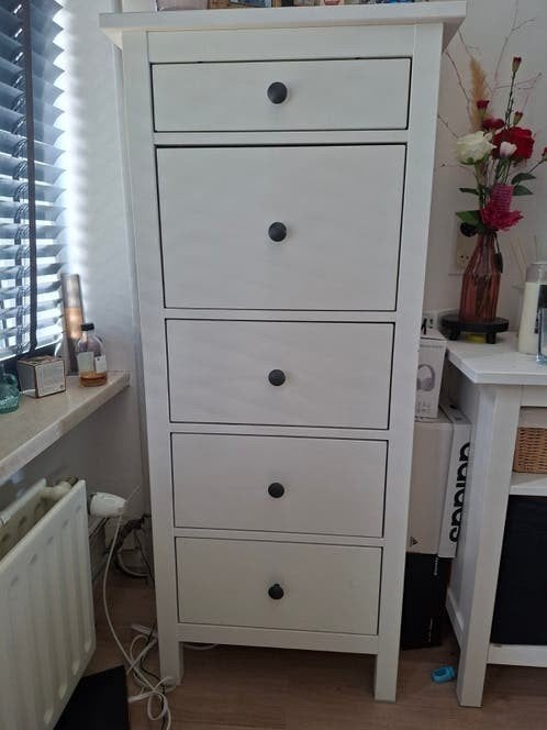 Ikea Hemnes Ladenkast met 5 laden - Zo goed als nieuw, Ophalen