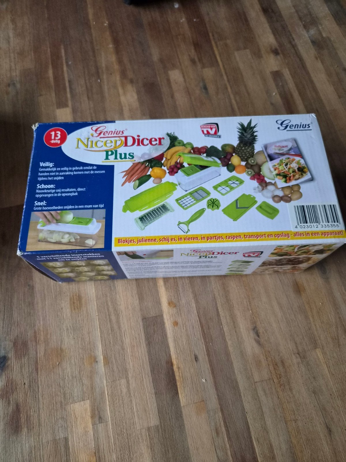 Genius Nicer Dicer Plus - Groentesnijder in nieuwstaat, Kunststof, Ophalen of Verzenden, Zo goed als nieuw, Overige merken