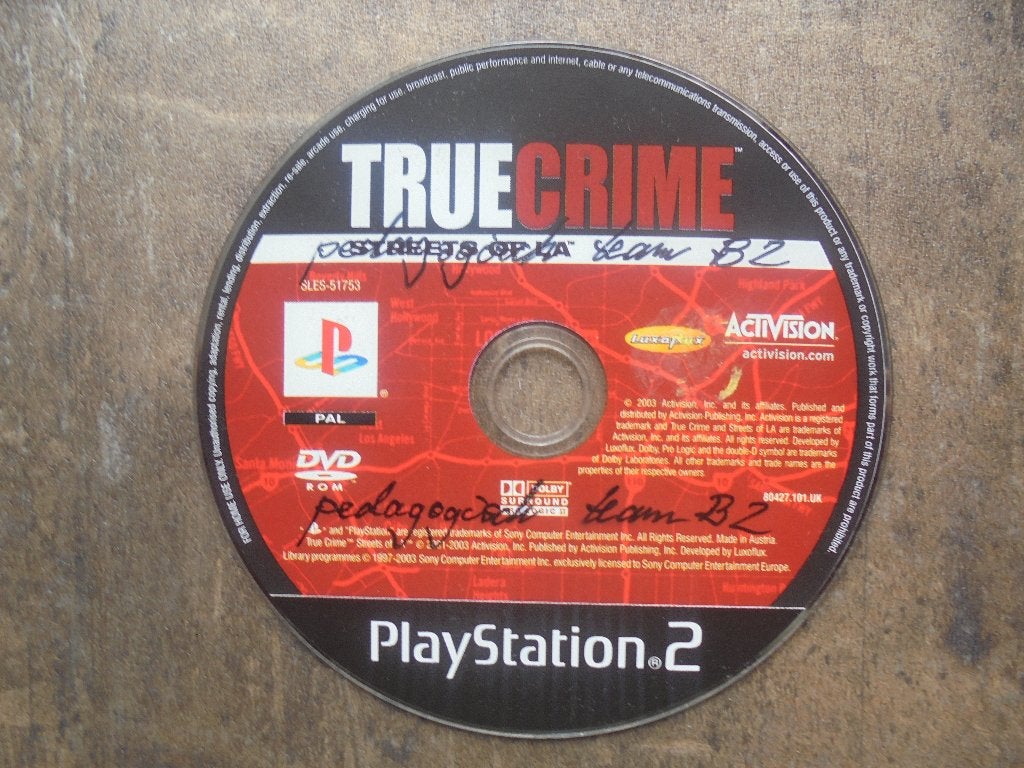 True Crime voor PS2 (zie foto's), Spelcomputers en Games, Avontuur en Actie, Gebruikt, 1 speler, Ophalen of Verzenden