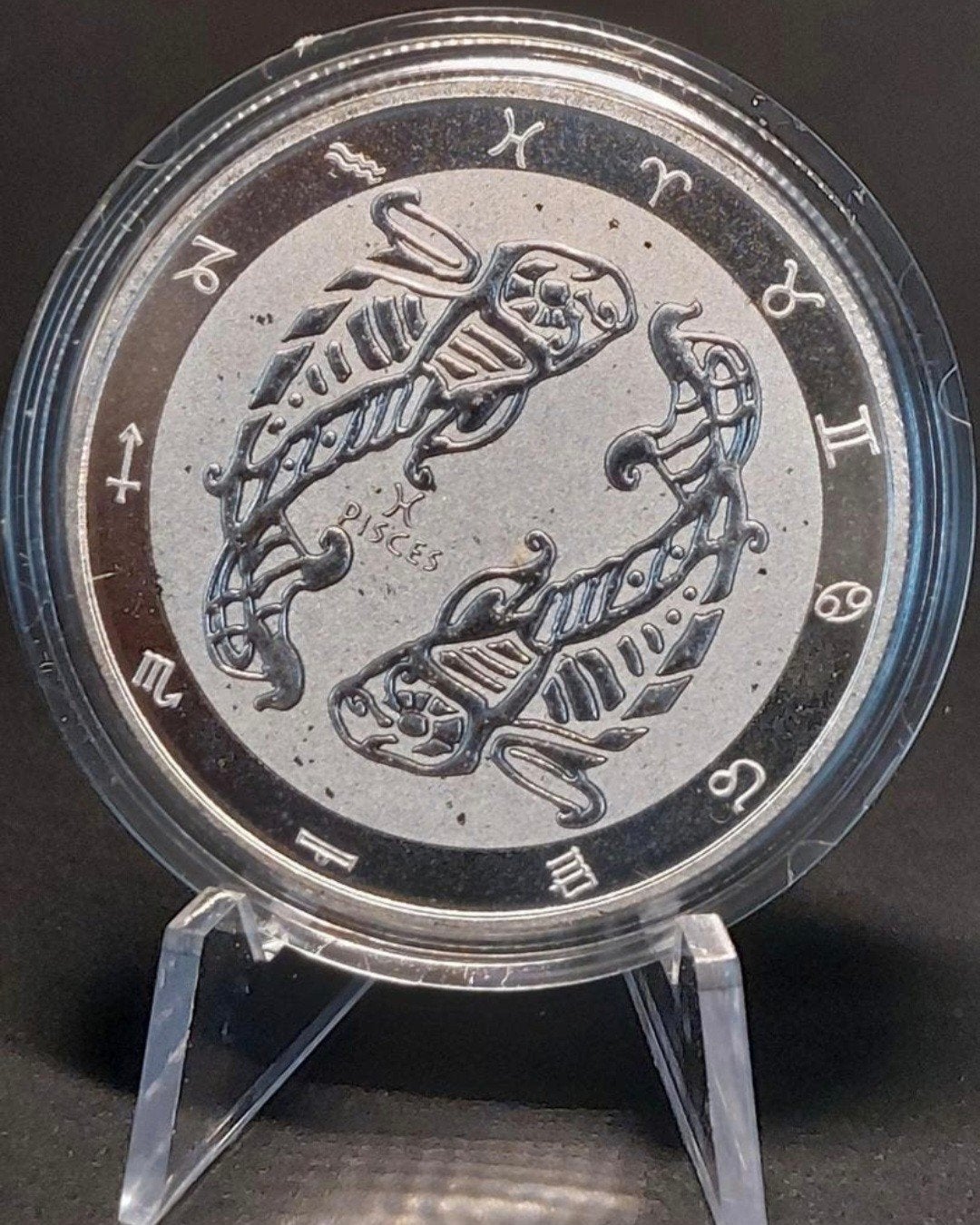 1 oz Zilveren Tokelau 2022 Vissen Sterrenbeeld Munt, Verzenden