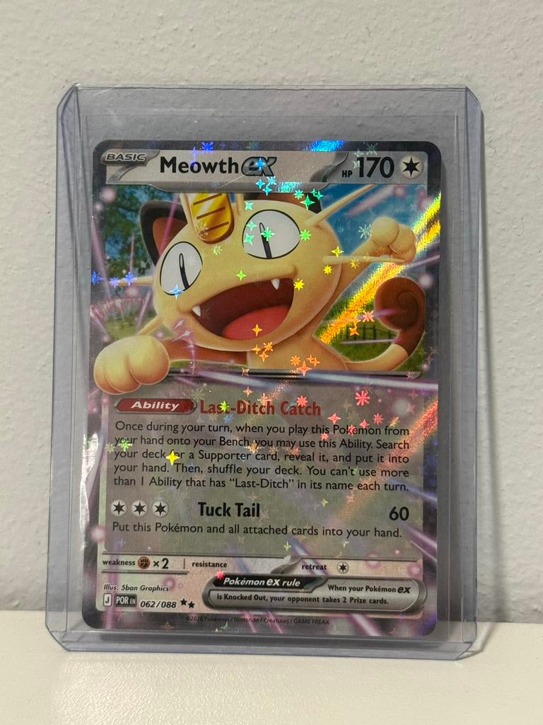 Meowth ex 062/088, Ophalen of Verzenden, Zo goed als nieuw