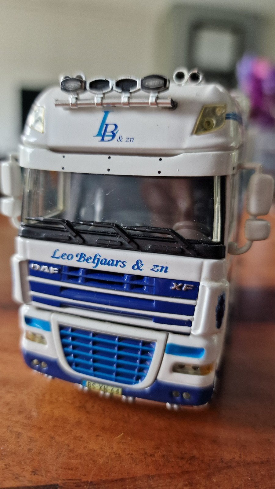 1:50 DAF XF 105 SSC 4x2 Leo Beljaars & Zn Show Truck Line Nr, Overige merken, 1:32 tot 1:50, Ophalen of Verzenden, Zo goed als nieuw