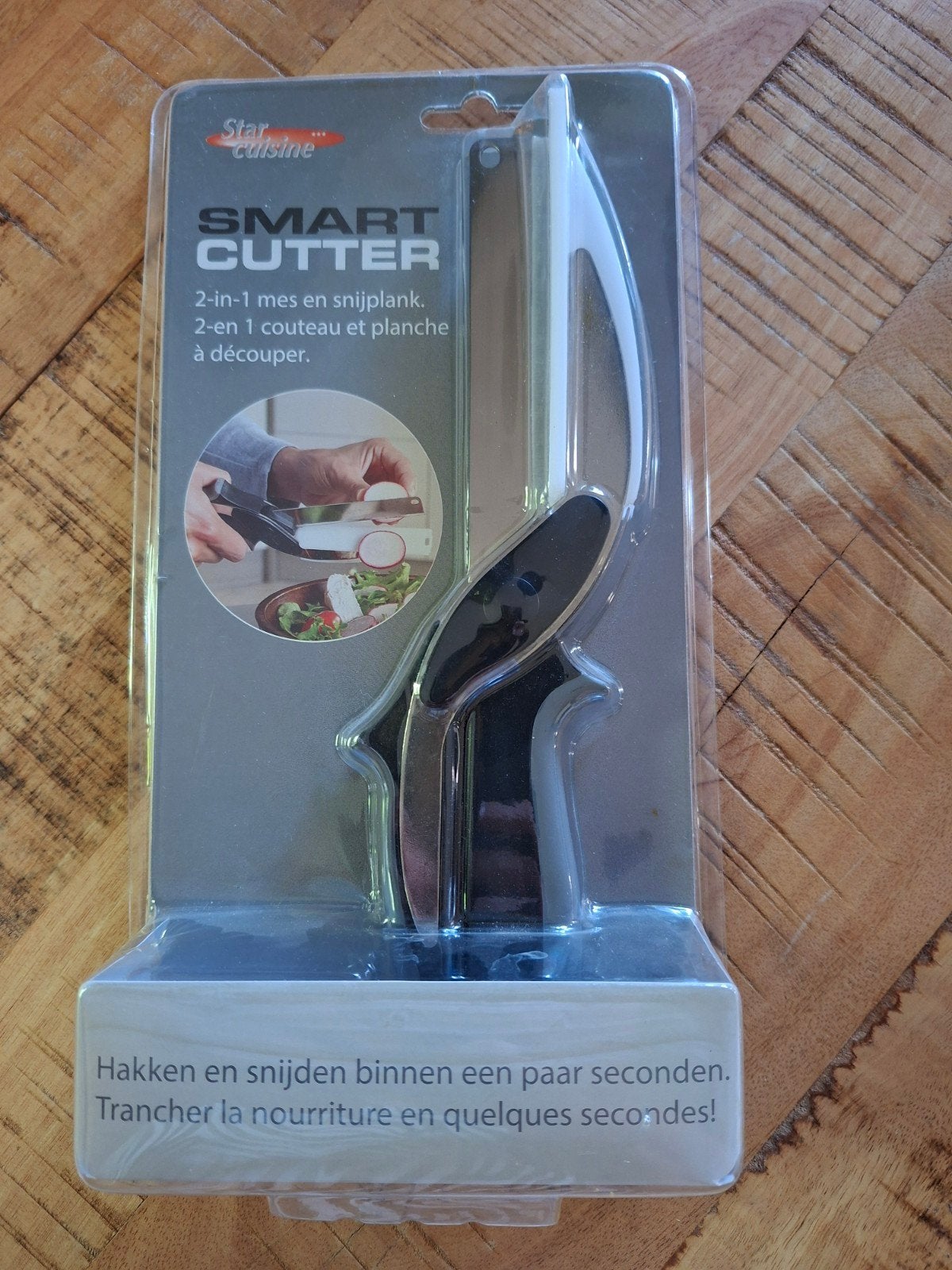 Star Cuisine Smart Cutter 2-in-1 Mes en Snijplank, Ophalen of Verzenden, Nieuw