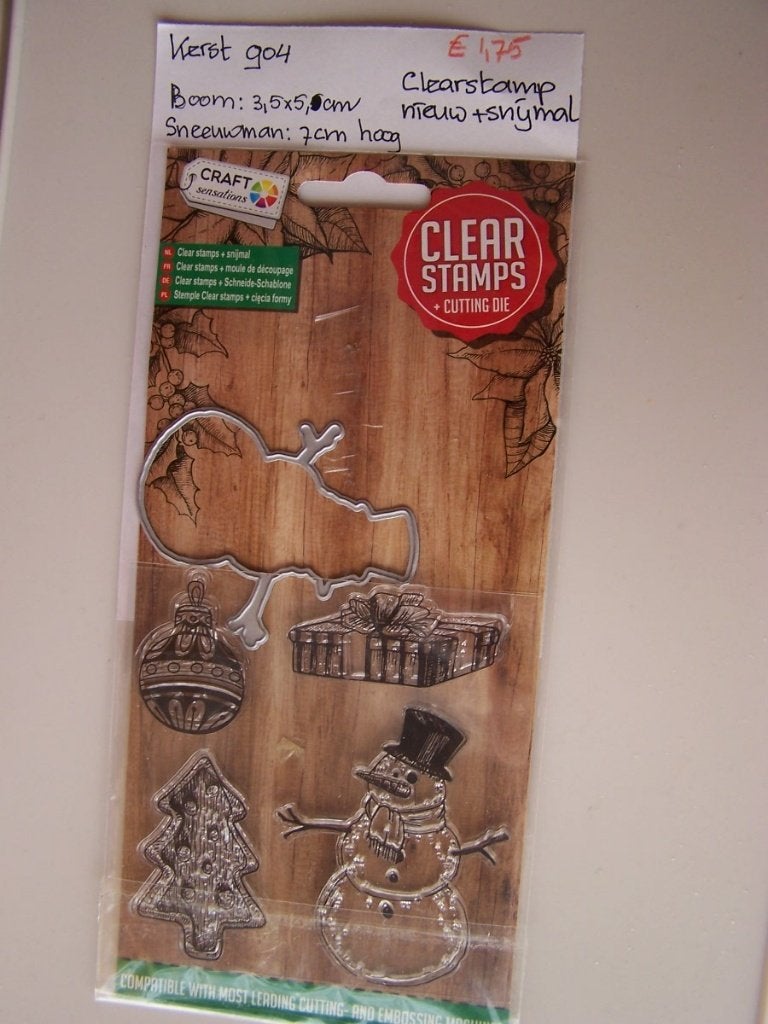 Kerst 904 Clearstamp, Ophalen of Verzenden, Nieuw, Clearstamp