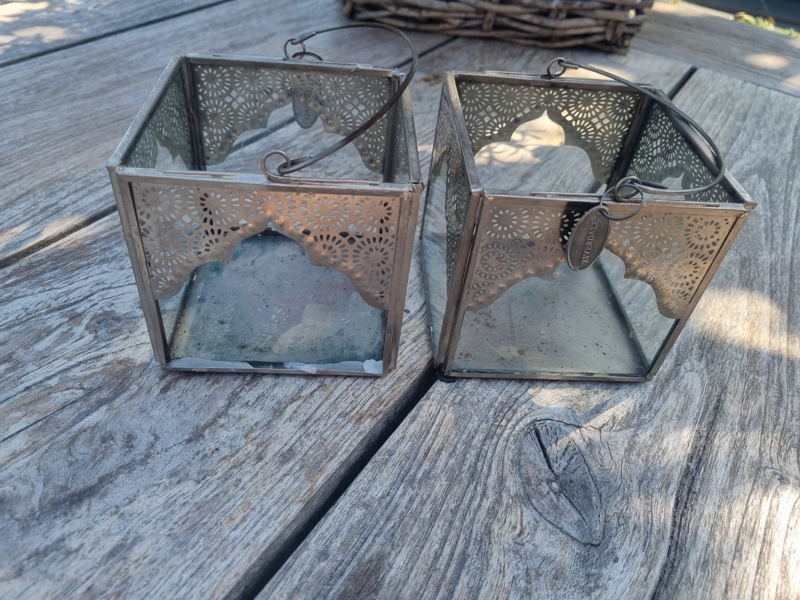 Riverdale 2 stuks  voor verlichting  10x 10, Huis en Inrichting, Woonaccessoires | Kandelaars en Kaarsen, Ophalen of Verzenden