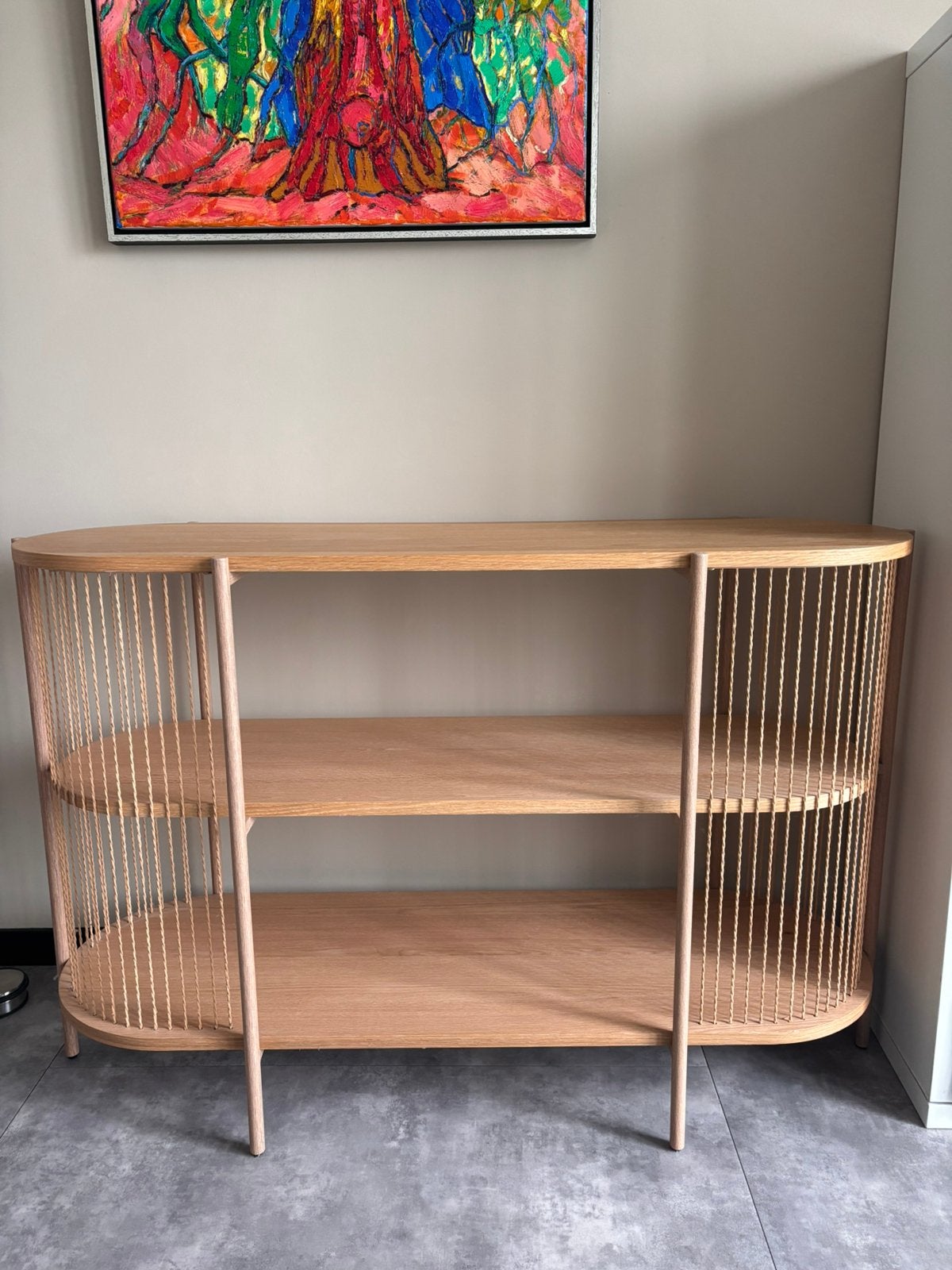 Houten kast, Ophalen, 50 tot 100 cm, Zo goed als nieuw, Minder dan 100 cm