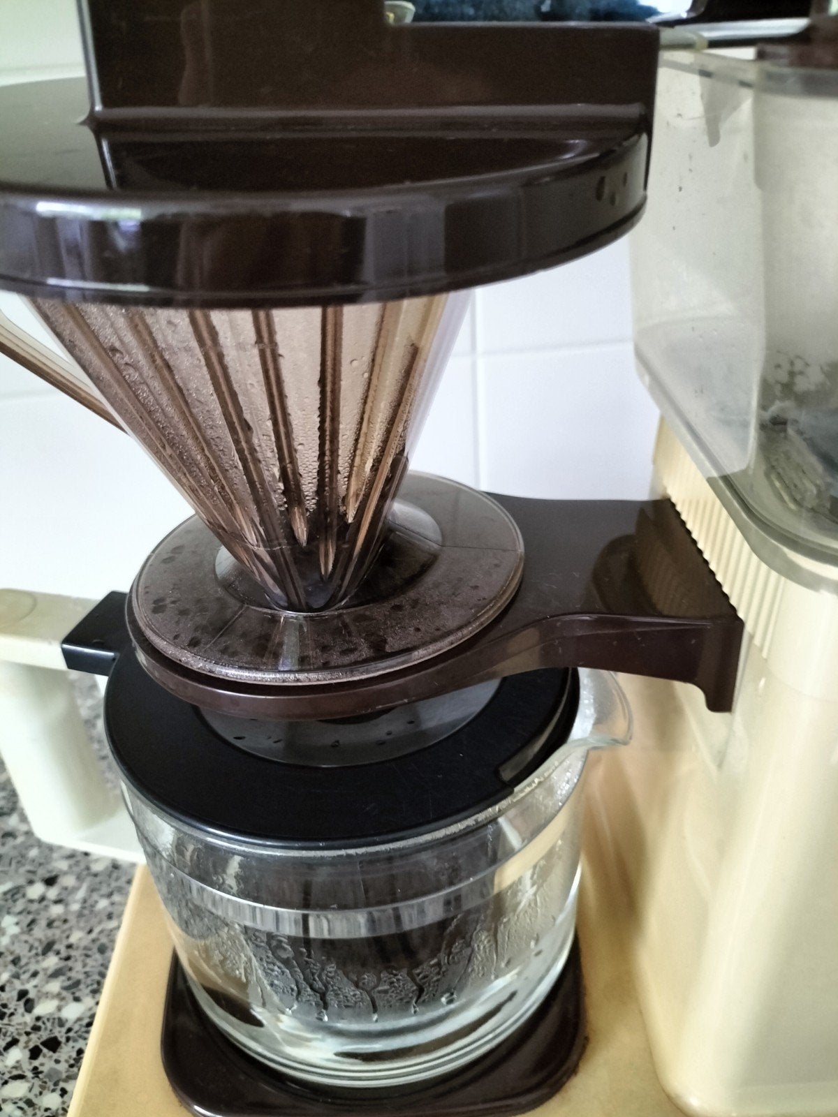 Vintage Douwe Egberts koffiezet apparaat., Ophalen of Verzenden, Gebruikt, 3 snelheden of meer