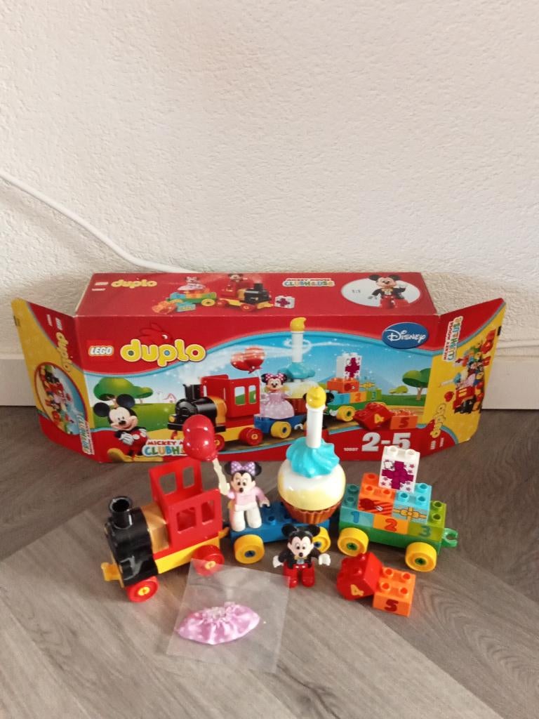 Lego Duplo Disney Junior Mickey Mouse Clubhouse 10597 Birth, Ophalen of Verzenden, Zo goed als nieuw, Complete set, Duplo